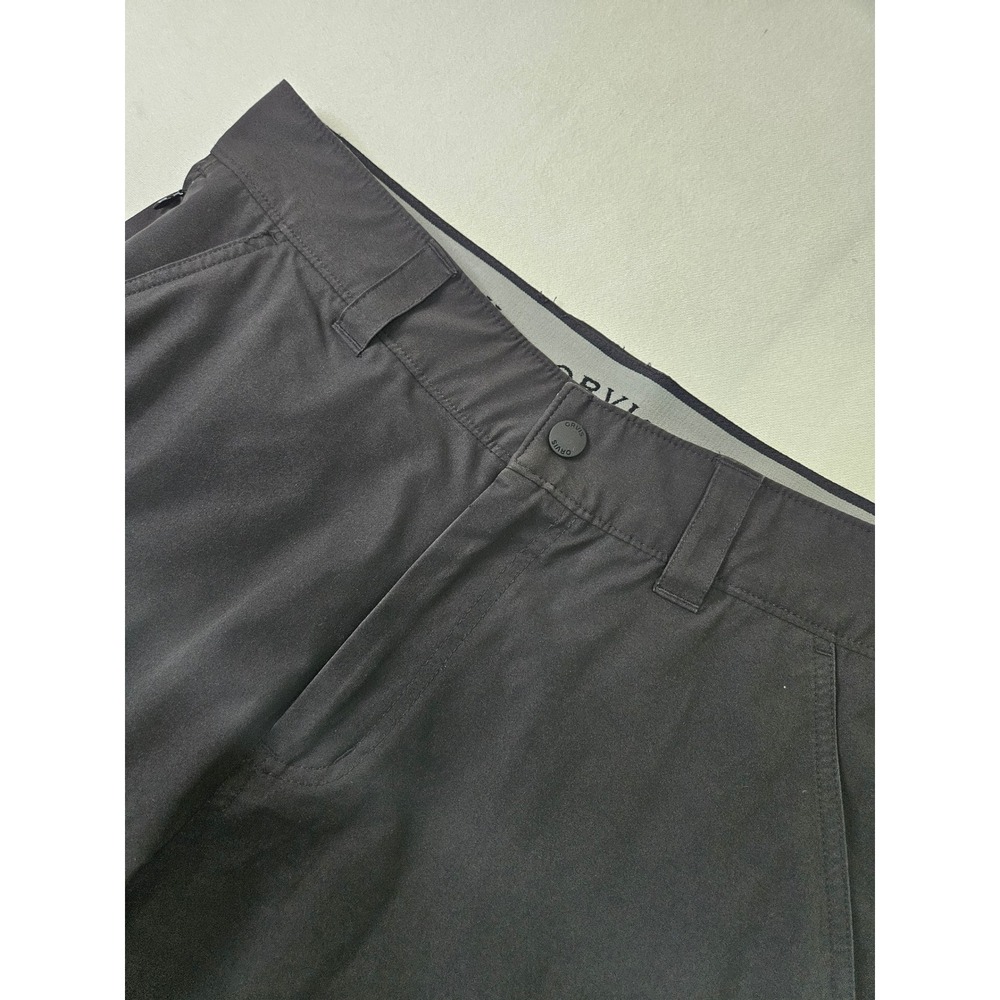 Orvis Cargo Shorts Mens 34 Black Stretch Hiking Utility Outdoor 4-Way Stretch